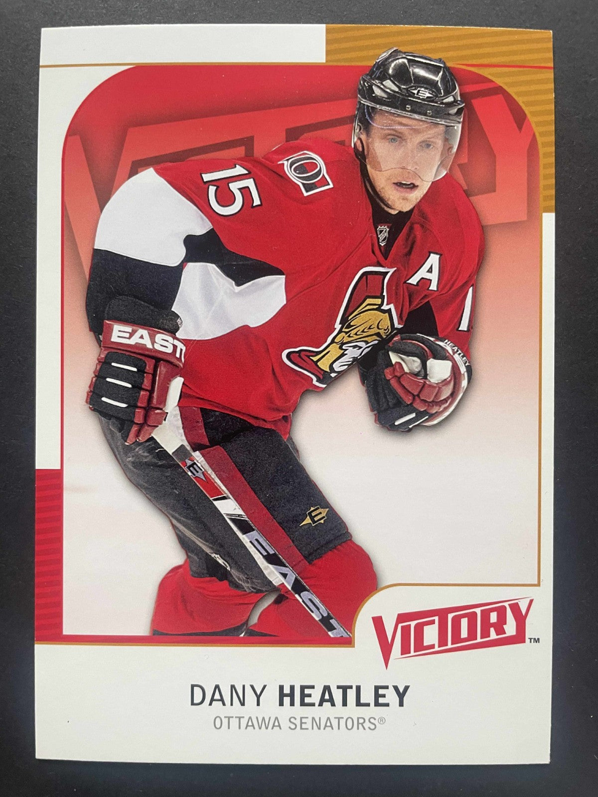 2009-10 Upper Deck Victory Hockey Oversized Jumbo Dany Heatley #OS31 REF I