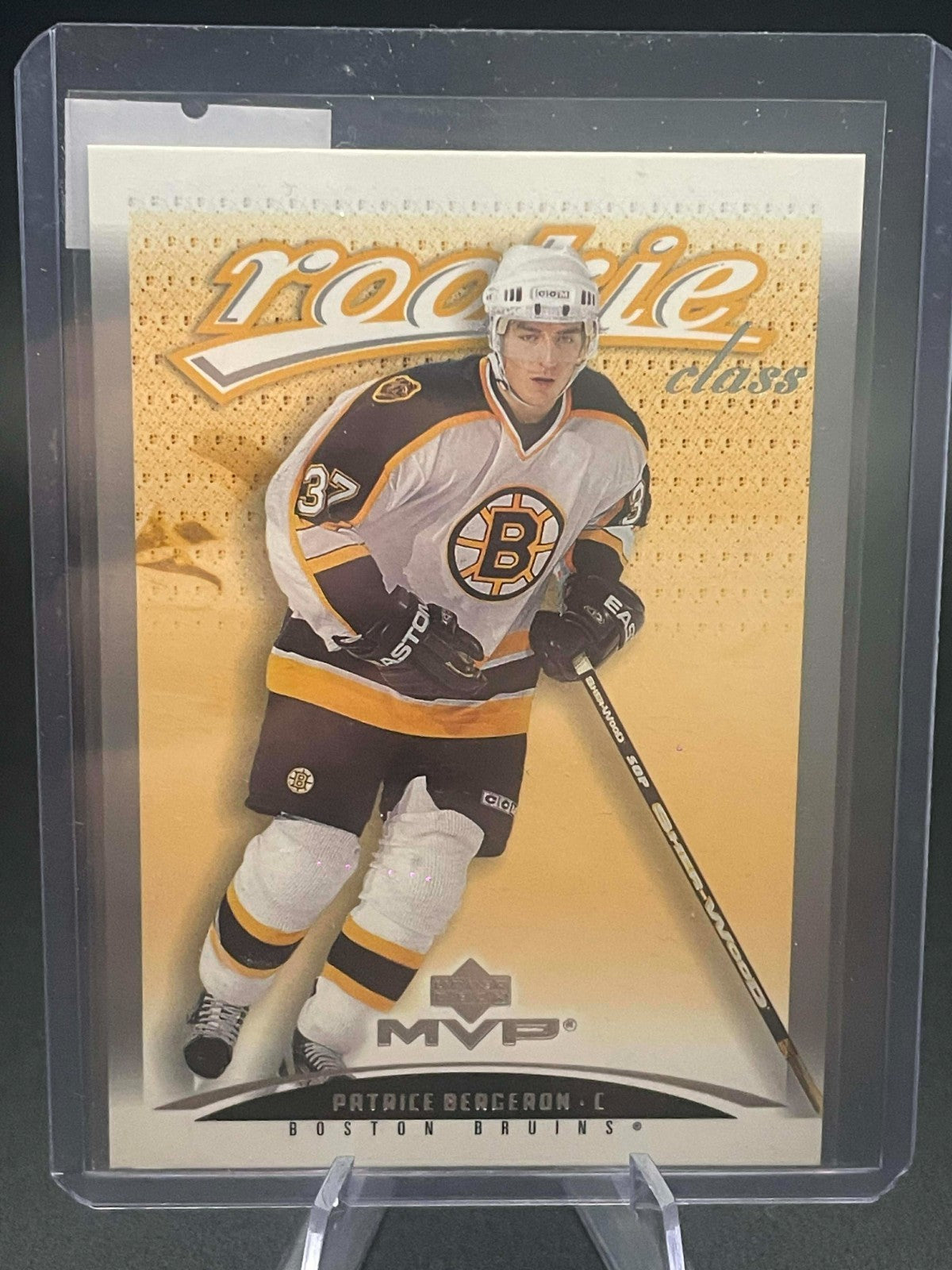 2003 04 UD Upper Deck MVP #468 Patrice Bergeron Rookie Class Rc