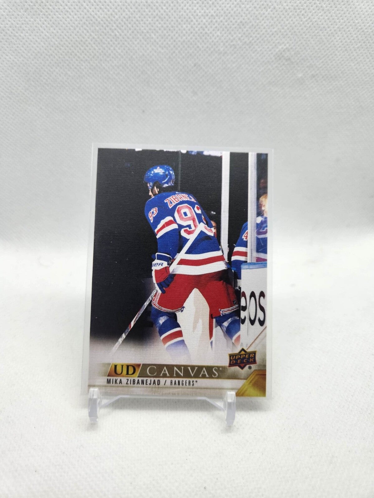 2022-23 Series 1 UD Canvas Mika Zibanejad Rangers