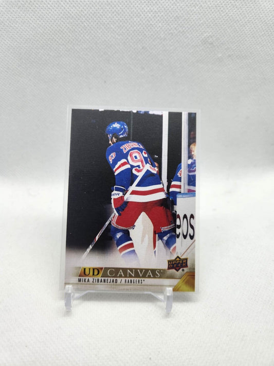 2022-23 Series 1 UD Canvas Mika Zibanejad Rangers