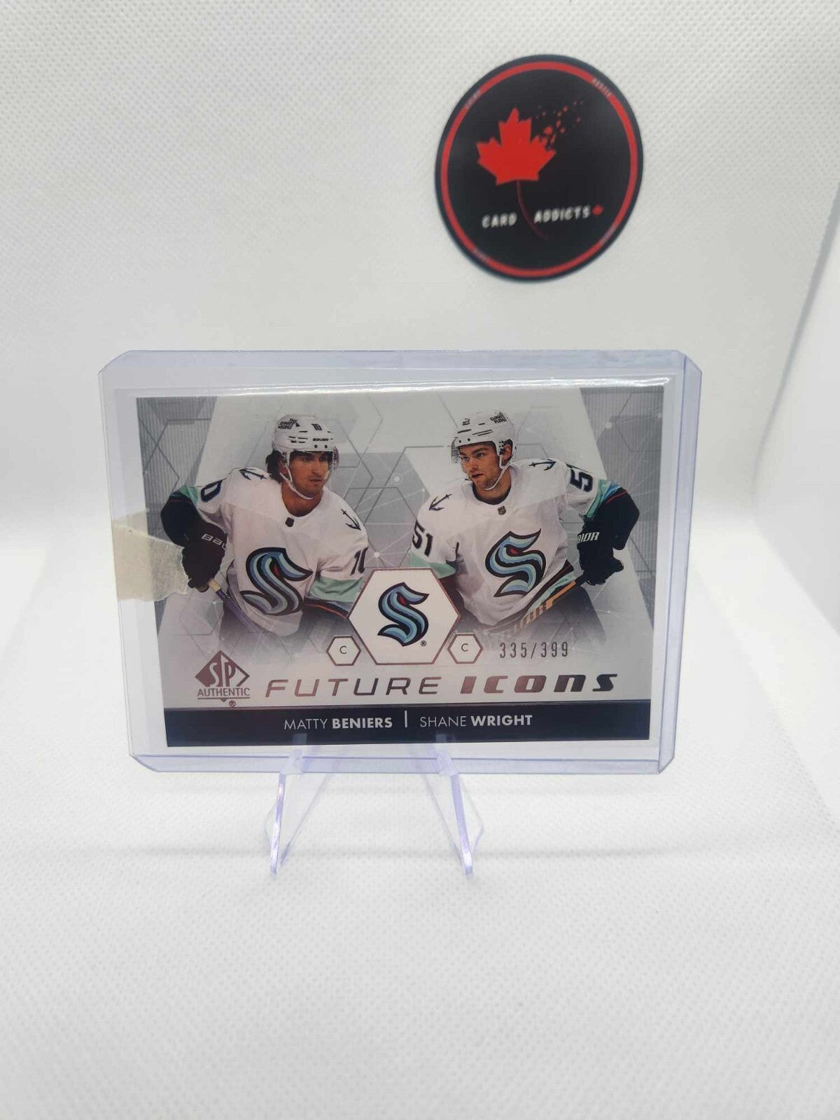 2022-23 SP Authentic Hockey Future Icons Matty Beniers Shane Wright /399 2 avail