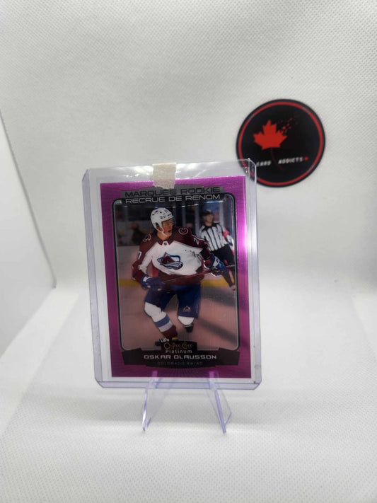 2022-23 O-Pee-Chee Platinum Matte Pink Rookie Oskar Olausson