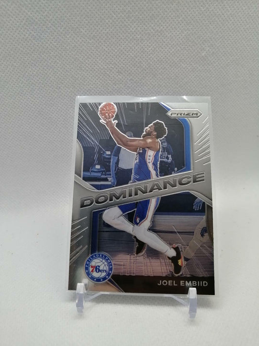 Joel Embiid Dominance Prizm 2020-21 Panini Prizm Basketball #11 76ers