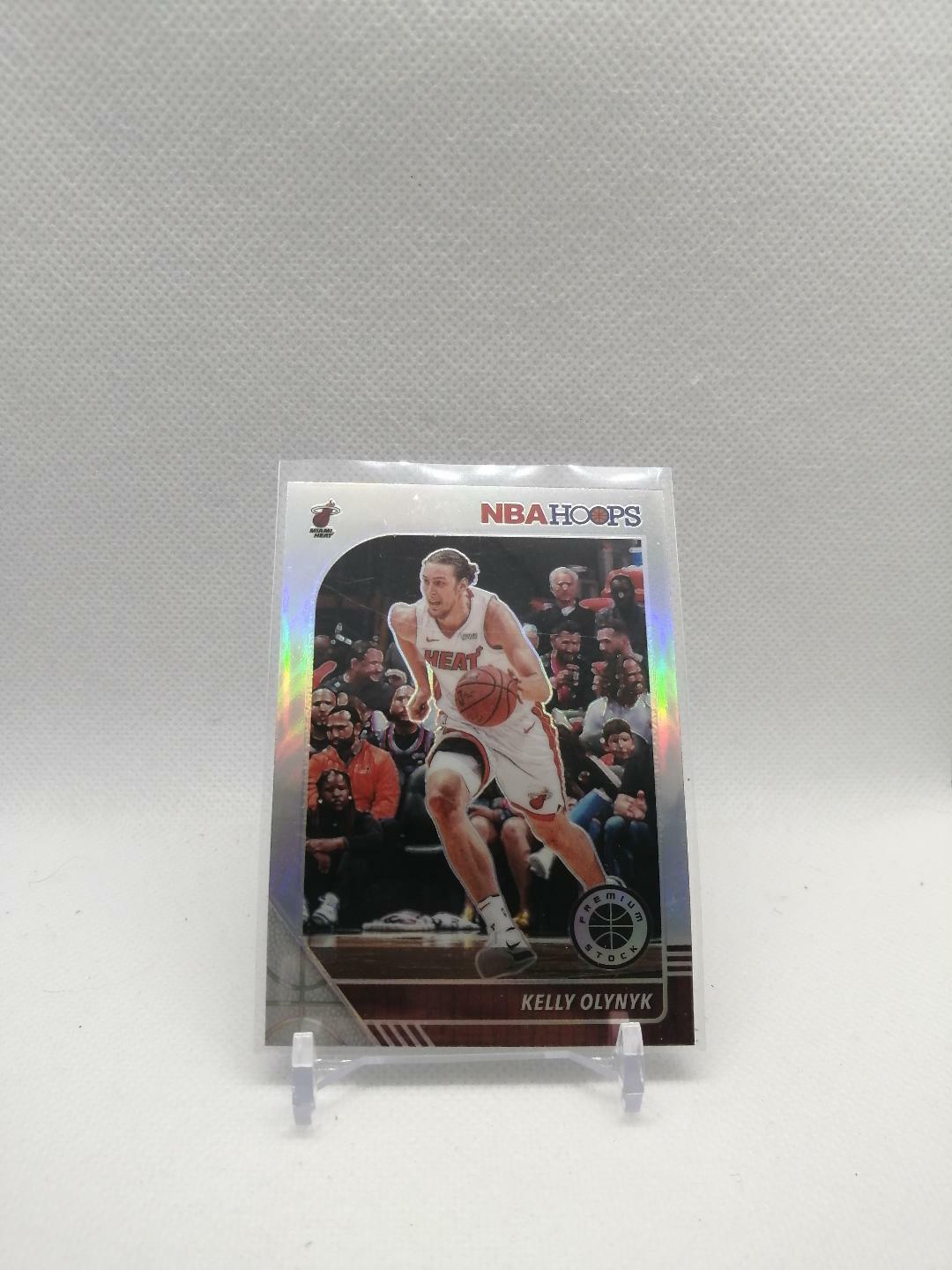 2019-20 HOOPS PREMIUM SILVER PRIZM #97 KELLY OLYNYK MIAMI HEAT