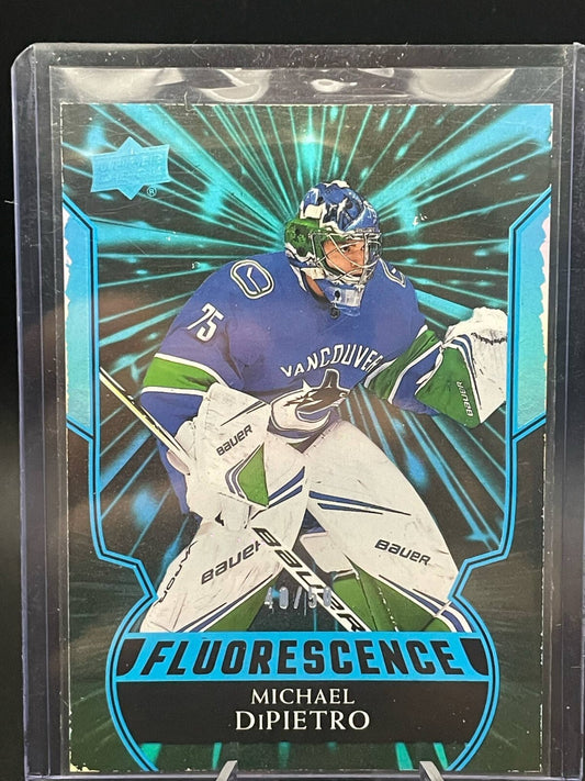 2020-21 Upper Deck Fluorescence Blue /50 Michael DiPietro #F-35 Rookie RC