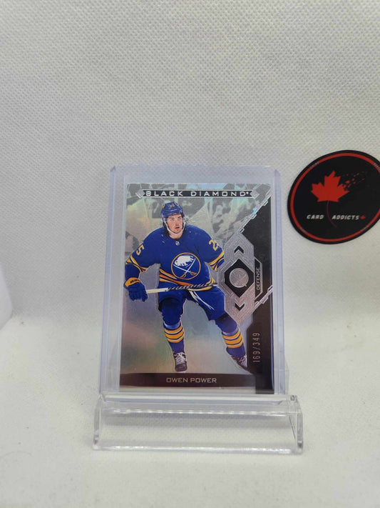 2022-23 Upper Deck Black Diamond Base Rookie Card Owen Power /349