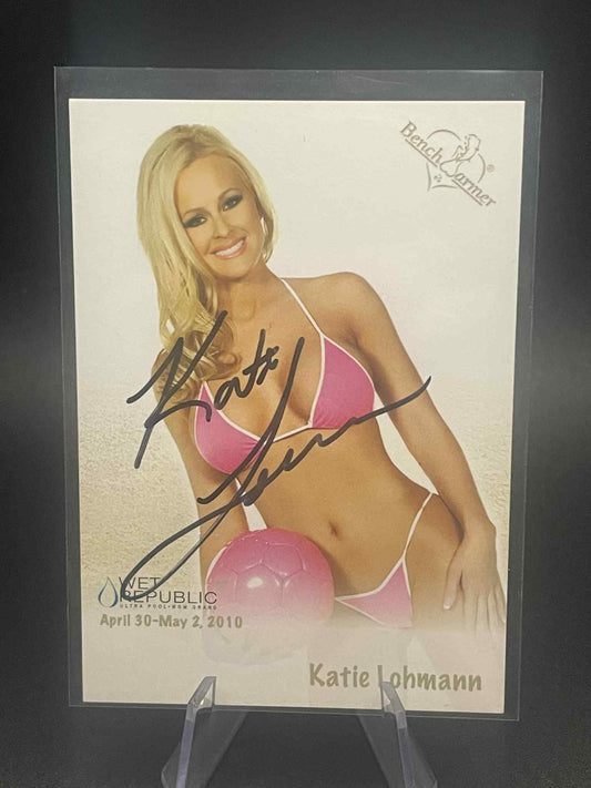 2010 Bench Warmer Katie Lohmann Wet Republic Authentic Auto Autograph #3