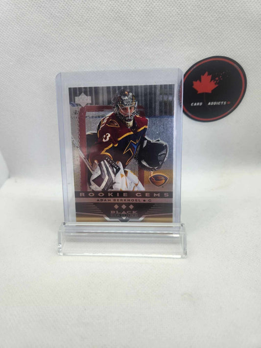 05/06 BLACK DIAMOND ROOKIE GEMS TRIPLE RC Adam Berkhoel #214 Atlanta