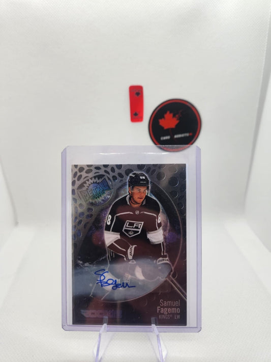 2022-23 Metal Universe Silver FX #173 Samuel Fagemo Auto Rookie /349 Kings