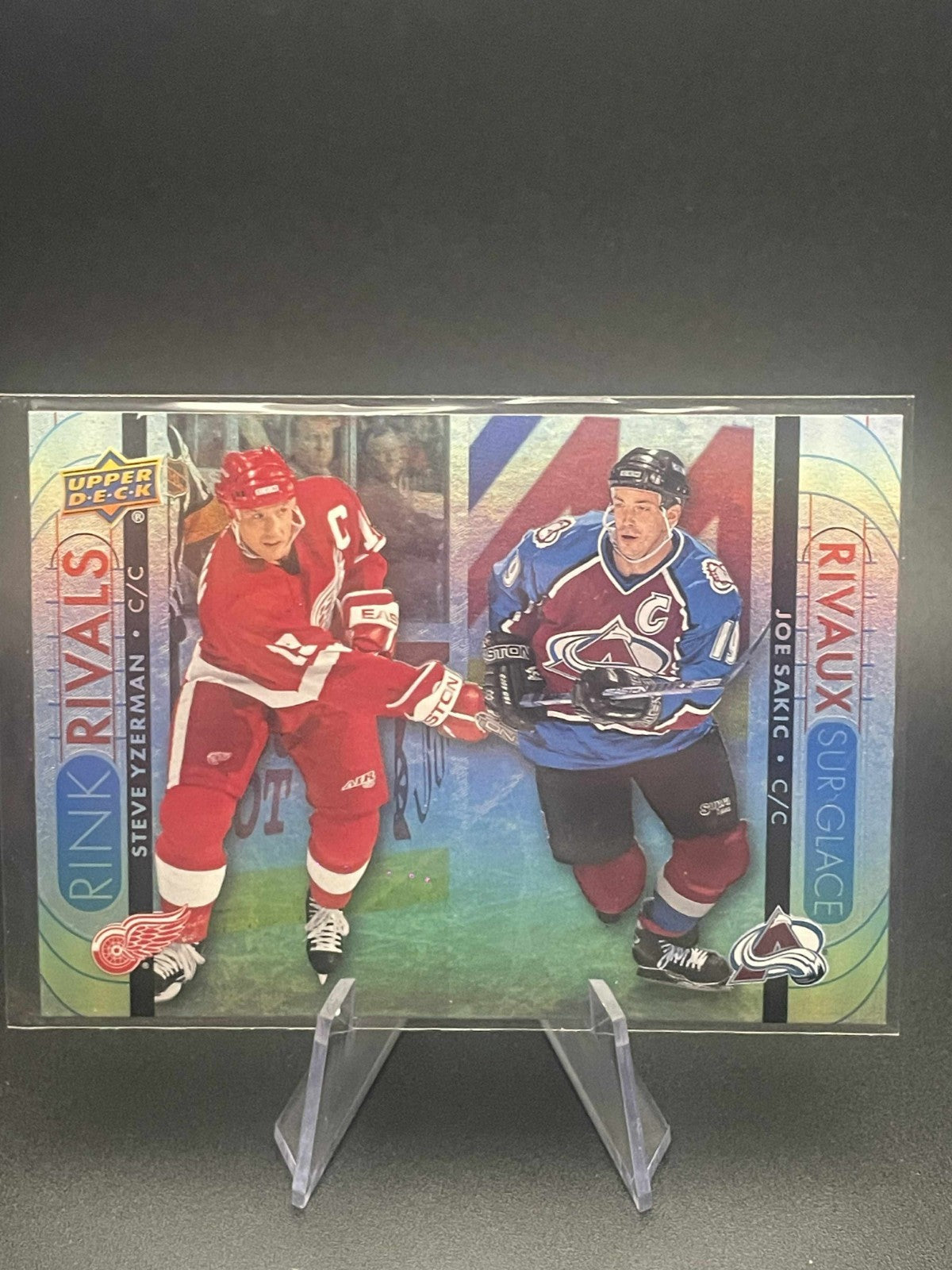 2023-24 Upper Deck Tim Hortons Duos Rink Rivals RR-15 STEVE YZERMAN - JOE SAKIC