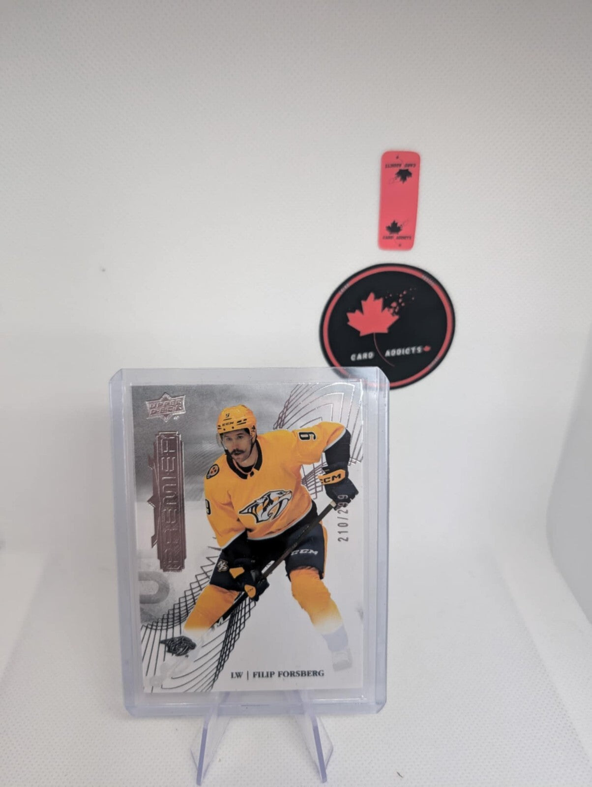 22-23 UD Premier Filip Forsberg Silver /299 Nashville Predators