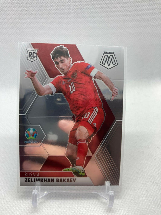 2020-21 Mosaic UEFA Euro- Silver Prizm- #71- Zelimkhan Bakaev RC