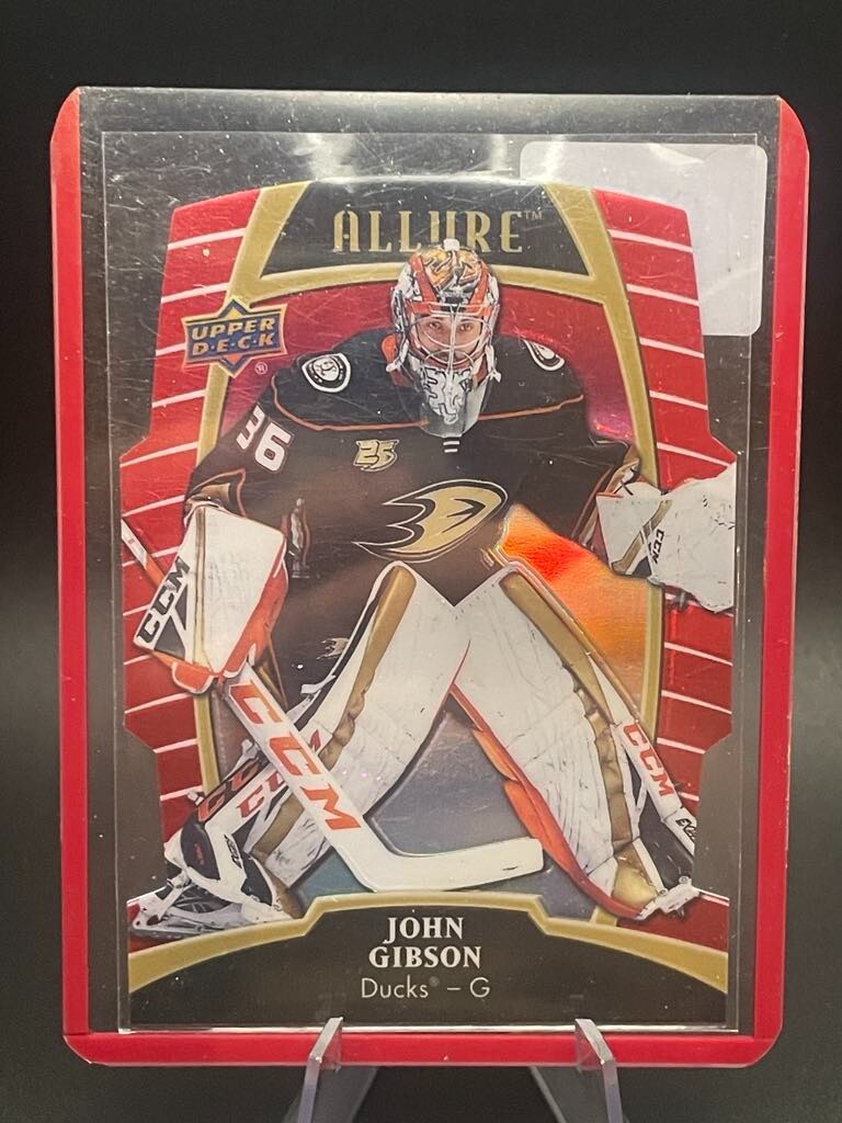 2019-20 Upper Deck Allure Red Die Cut John Gibson #46