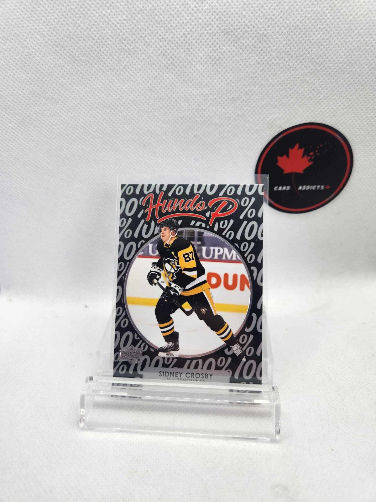 Sidney Crosby Hundo P 2021-22 Upper Deck Series 1 Hockey NHL Card
