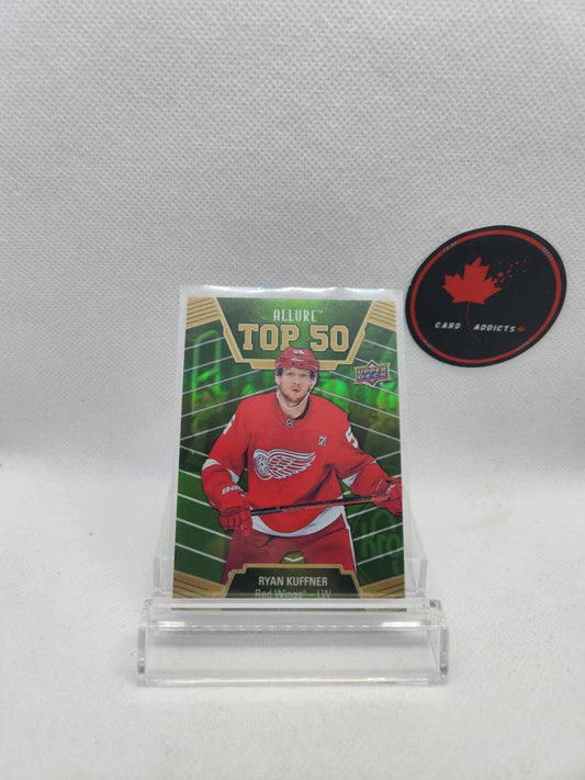 2019-20 Upper Deck Allure Top 50 Green Ryan Kuffner /50 Detroit Red Wings