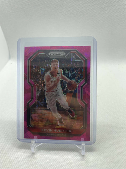 2020-21 Panini Prizm Prizms Pink Ice #107 KEVIN HUERTER