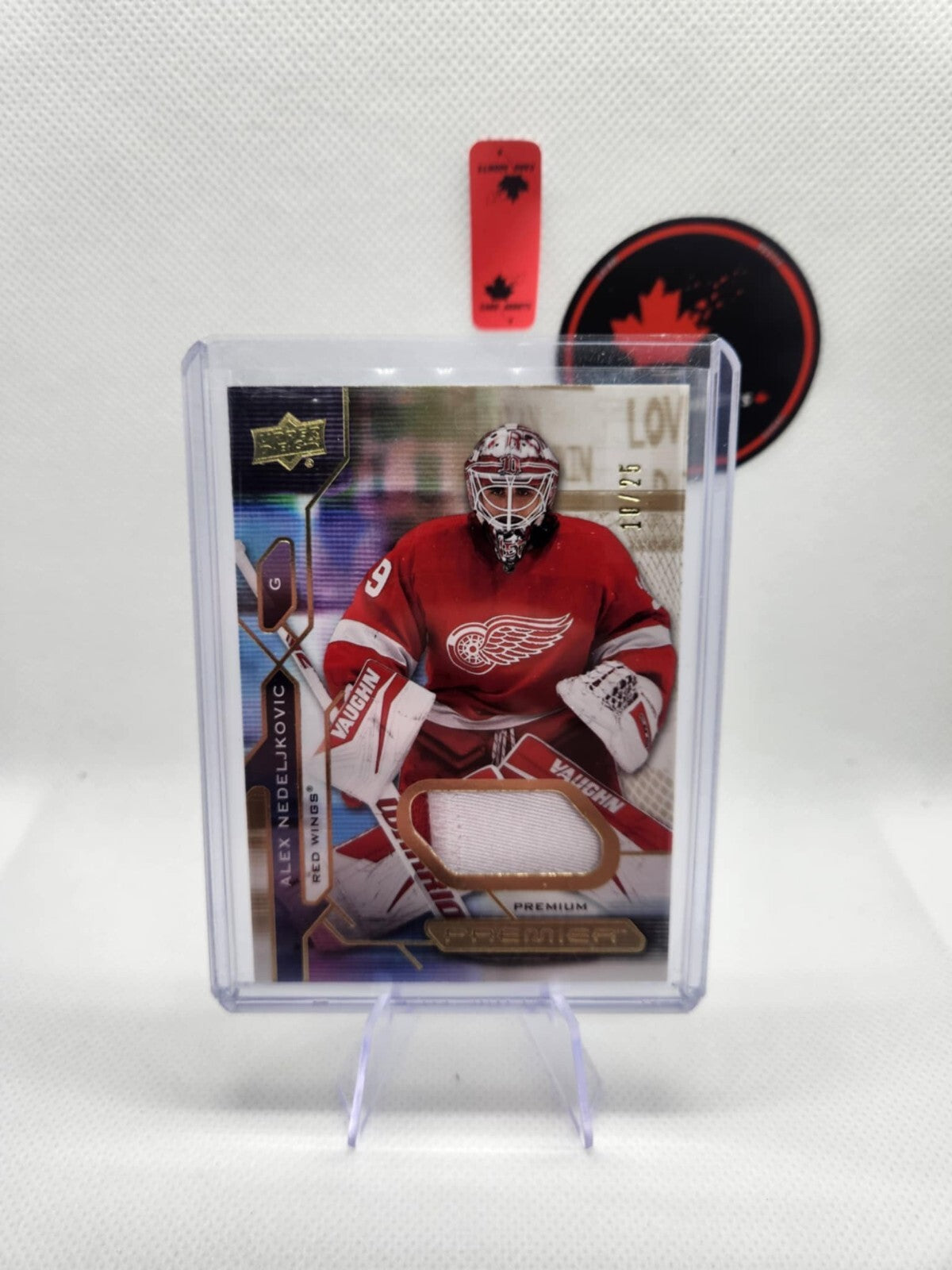 2021-22 UD Premier Alex Nedeljkovic Premium Patch /25 #52
