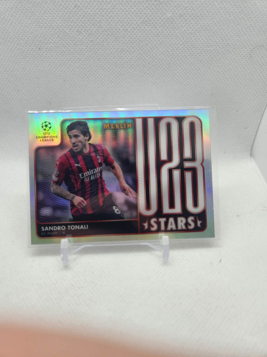 SANDRO TONALI 2021-22 TOPPS MERLIN UEFA #U23-11 U23 STARS