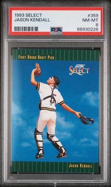 1993 Select #359 Jason Kendall PSA 8 RC ROOKIE PSA 8