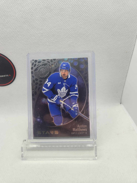 22-23 UD Metal Universe Stars Auston Matthews #140