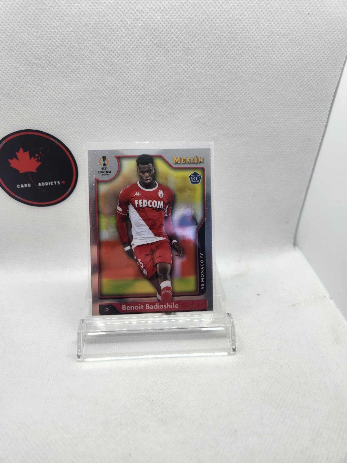 2022 Topps Merlin Benoit Badiashile Rookie AS Monaco #40