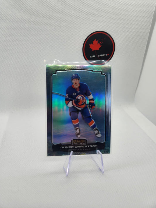 2022-23 O-Pee-Chee Platinum Aquamarine #104 Oliver Wahlstrom /149 NY Islanders