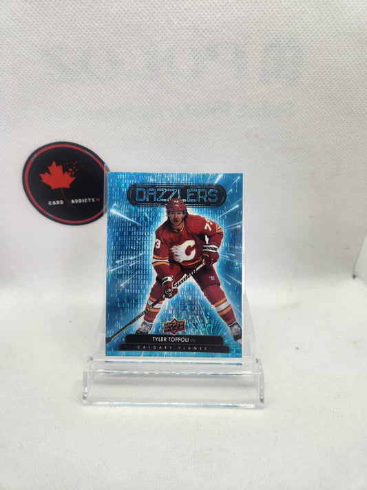 2022-23 Upper Deck UD Series 1 Blue Dazzlers DZ-39 Tyler Toffoli - Calgary Flame