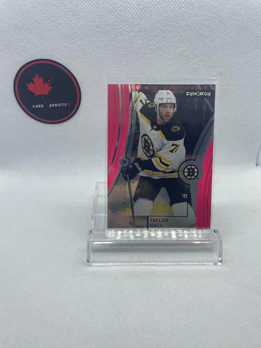 2021-22 UD Synergy Red Taylor Hall #6 Boston Bruins