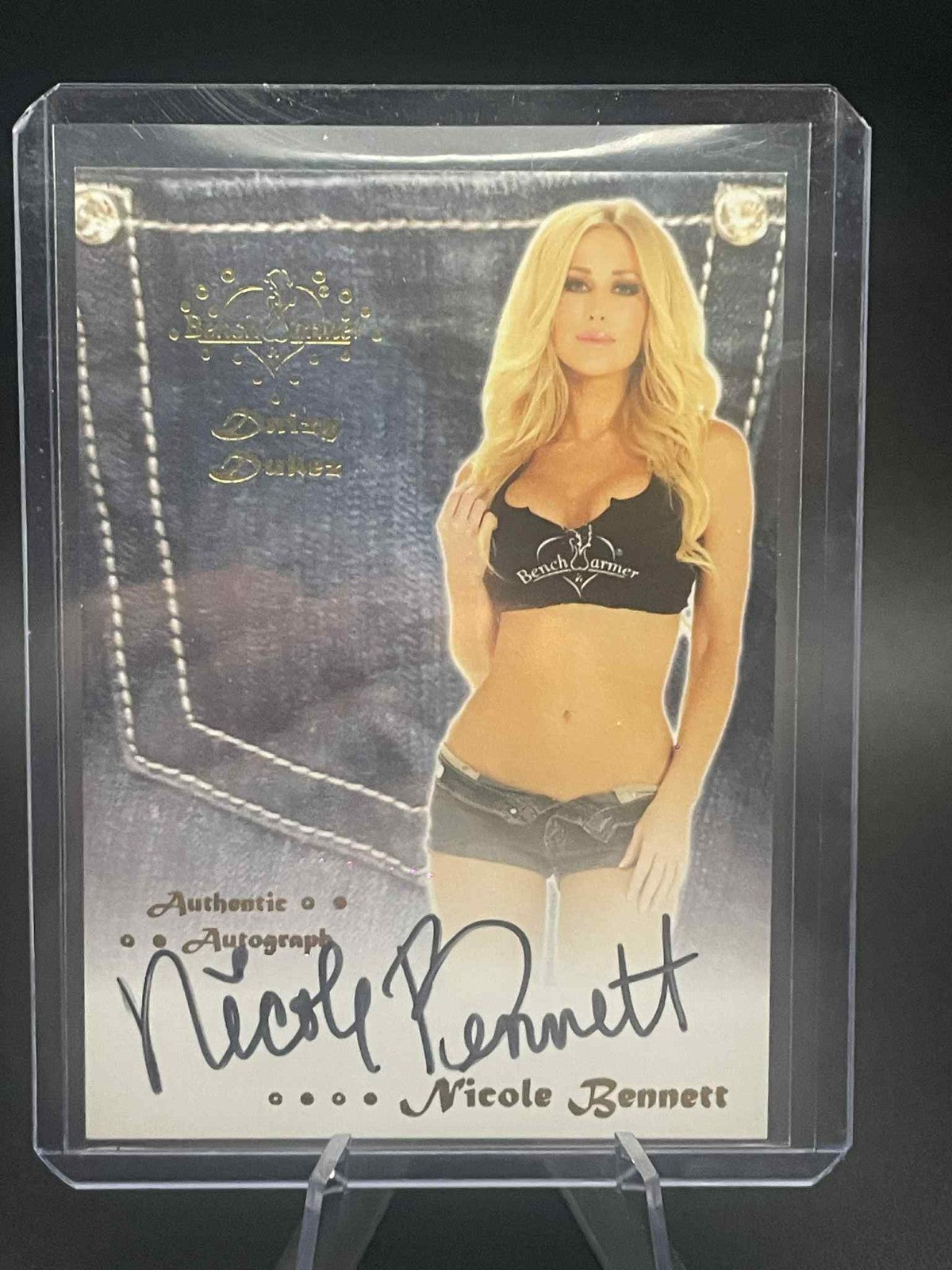 2012 Bench Warmer Nicole Bennett Autograph Auto