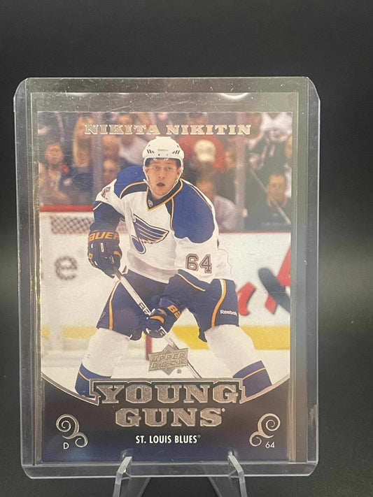 2010-11 UPPER DECK YOUNG GUNS #492 NIKITA NIKITIN