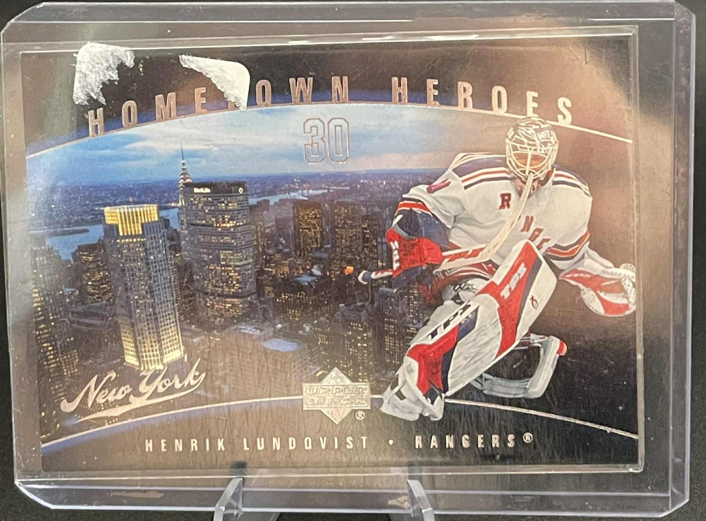 2006-07 Upper Deck Hometown Heroes Henrik Lundqvist New York Rangers #HH36 NYR