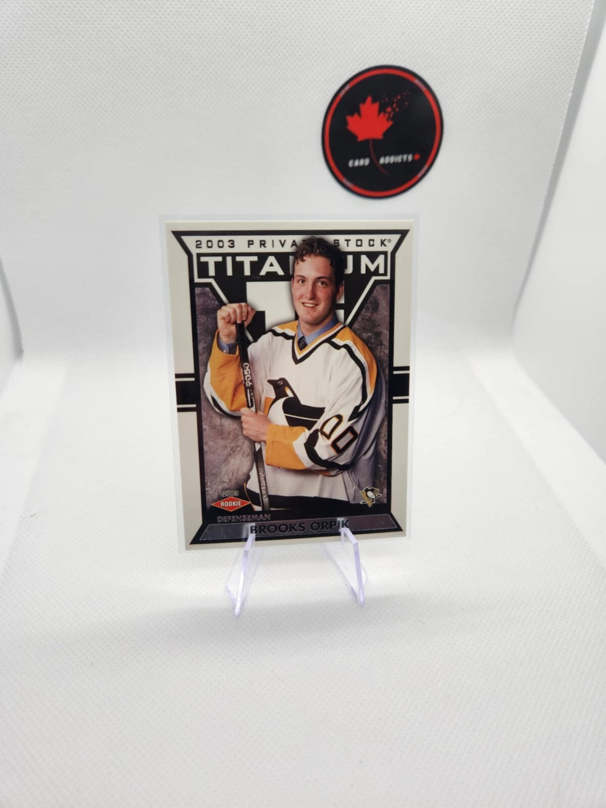 Brooks Orpik 2002-03 Pacific Private Stock Titanium Blue /450 Rookie RC #132