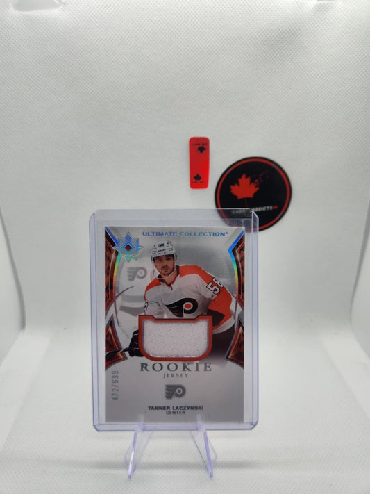 2021-22 UD Ultimate Collection TANNER LACZYNSKI #139 #ed /699 Rookie Jersey