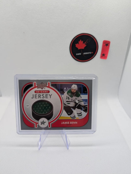 2021-22 Upper Deck UD Game Jersey Jamie Benn #GJ-JB Stars