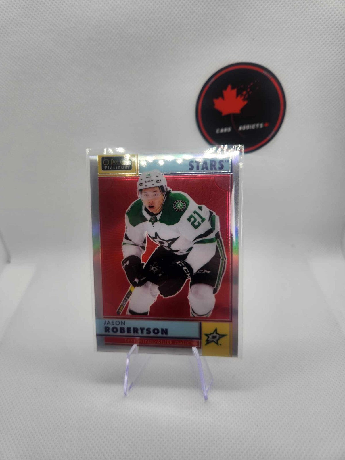 Jason Robertson 2022-23 O-Pee-Chee Platinum Retro Red #R-40 Dallas Stars