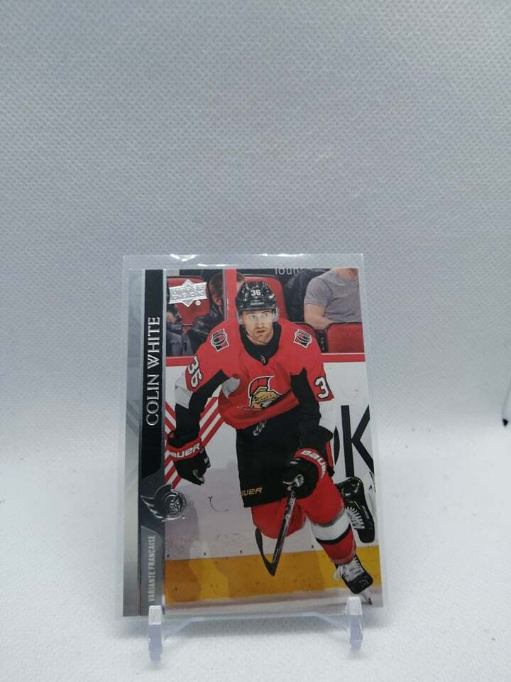 2020-21 Ud Base French Variation Colin White