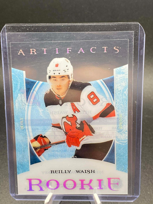 2023-24 Upper Deck Artifacts 2022-23 Update Clear Cut Rookies REILLY WALSH #218