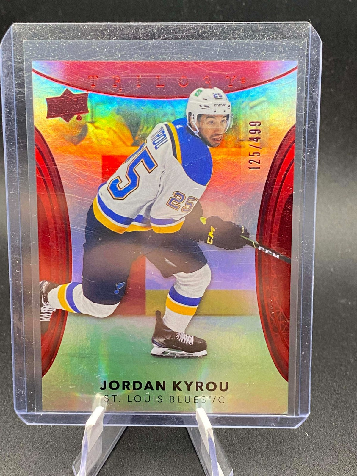 Jordan Kyrou 2022-23 Upper Deck Trilogy Upper Deck Red /499