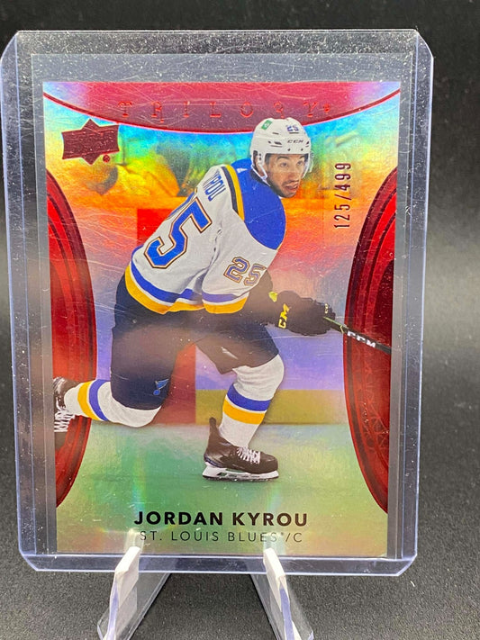 Jordan Kyrou 2022-23 Upper Deck Trilogy Upper Deck Red /499