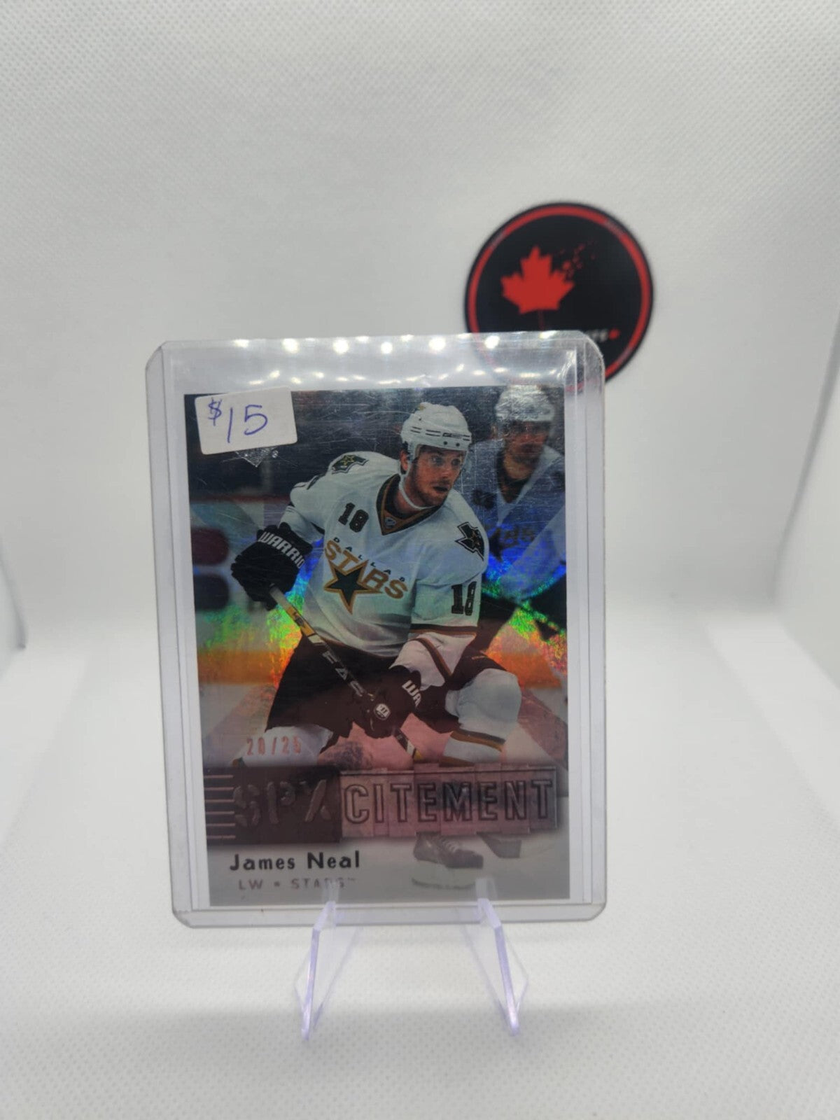 09/10 UD SPX JAMES NEAL SPXCITEMENT /25 SP Gold #X63