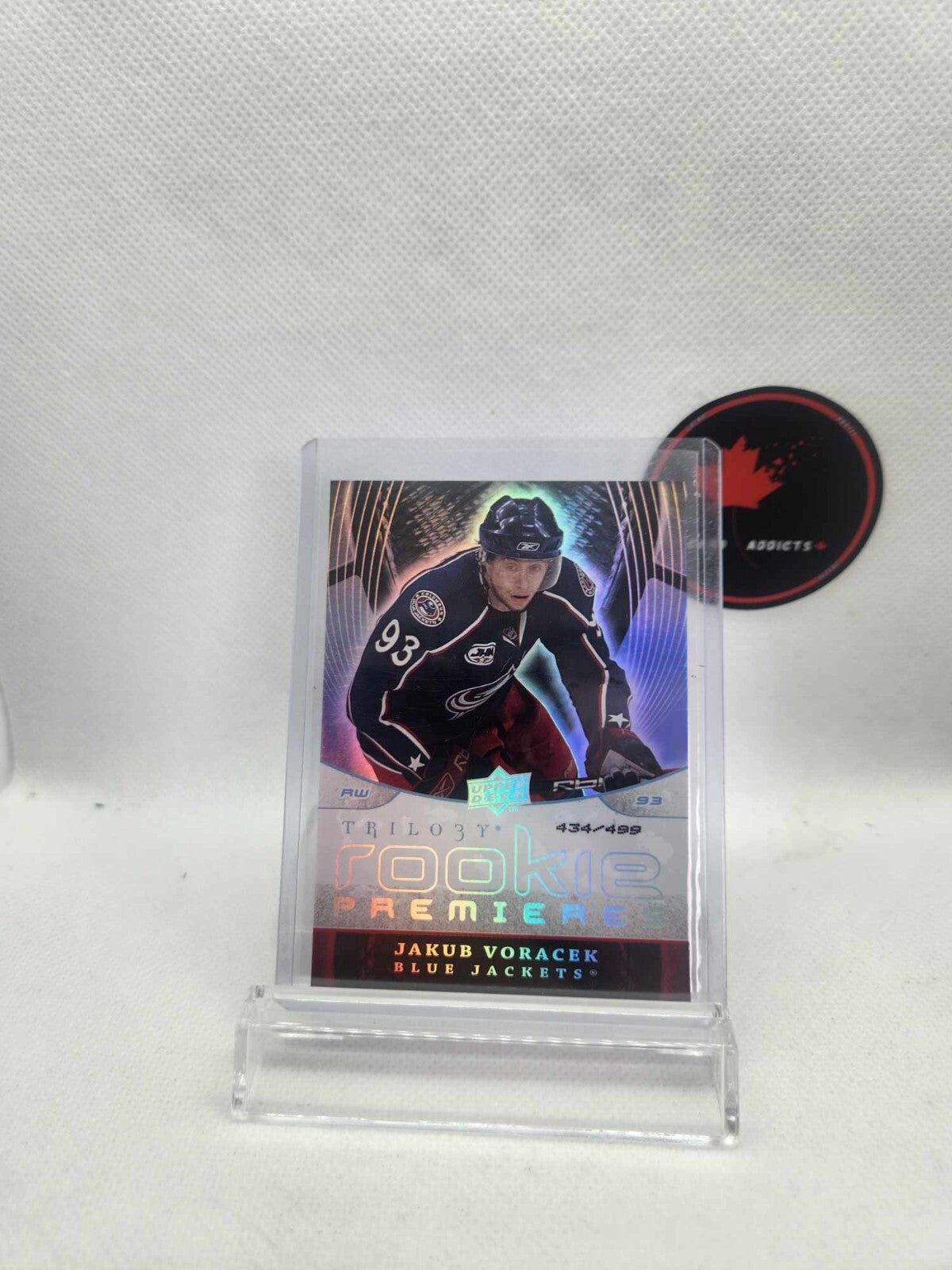 2008-09 TRILOGY ROOKIE PREMIERES JAKUB VORACEK #172 /499 RC