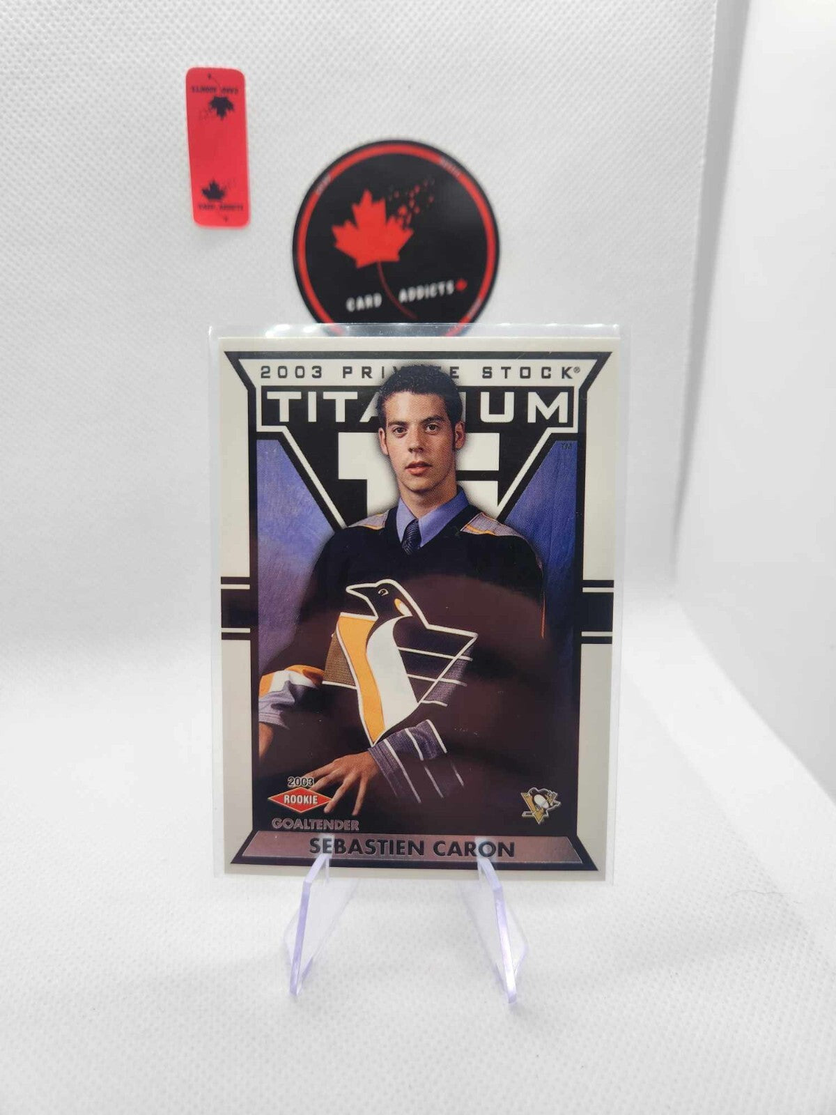 2002-03 Pacific Private Stock Titanium Retail /1475 Sebastien Caron #131