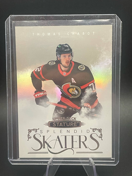 2022-23 Upper Deck Stature Splendid Skaters Thomas Chabot