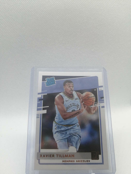 2020-21 Panini Donruss Basketball Xavier Tillman Rated Rookie RC #218 Grizzlies