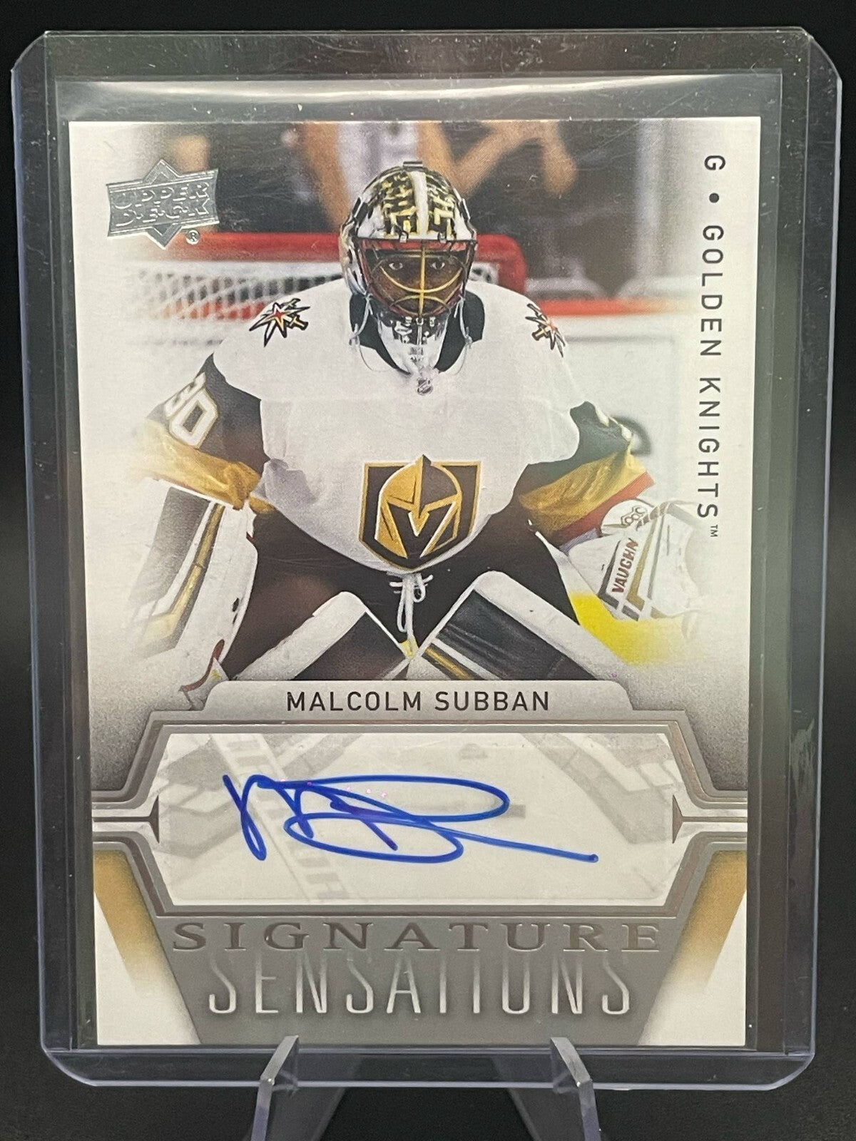 2019-20 Upper Deck Signature Sensations Malcolm Subban #SS-MS Auto