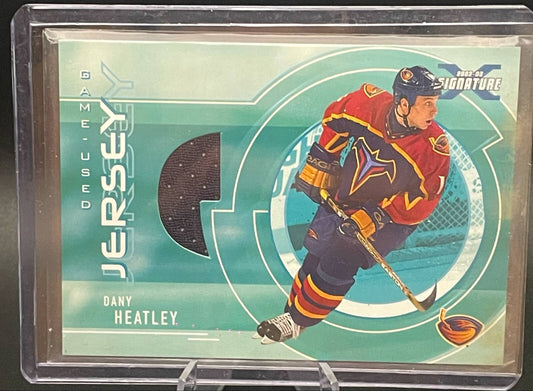 2002-03 Dany Heatley Game Used Jersey SGJ-30 Signature