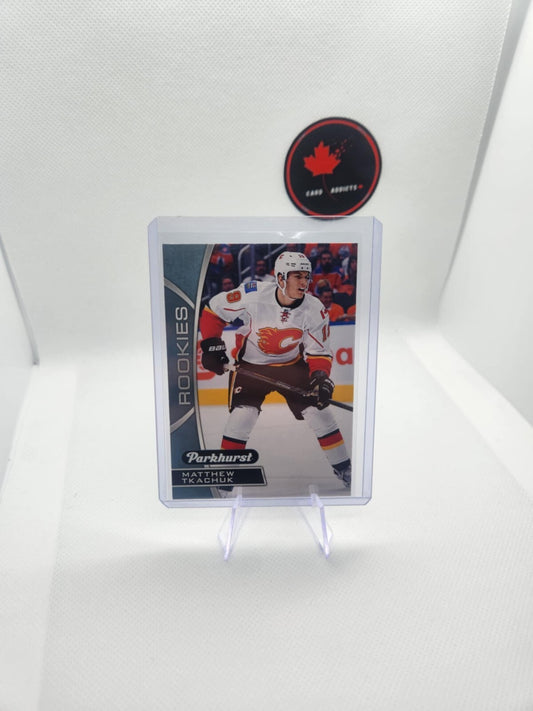 16-17 Upper Deck Parkhurst Rookies #PR2 Matthew Tkachuk Blue-Grey