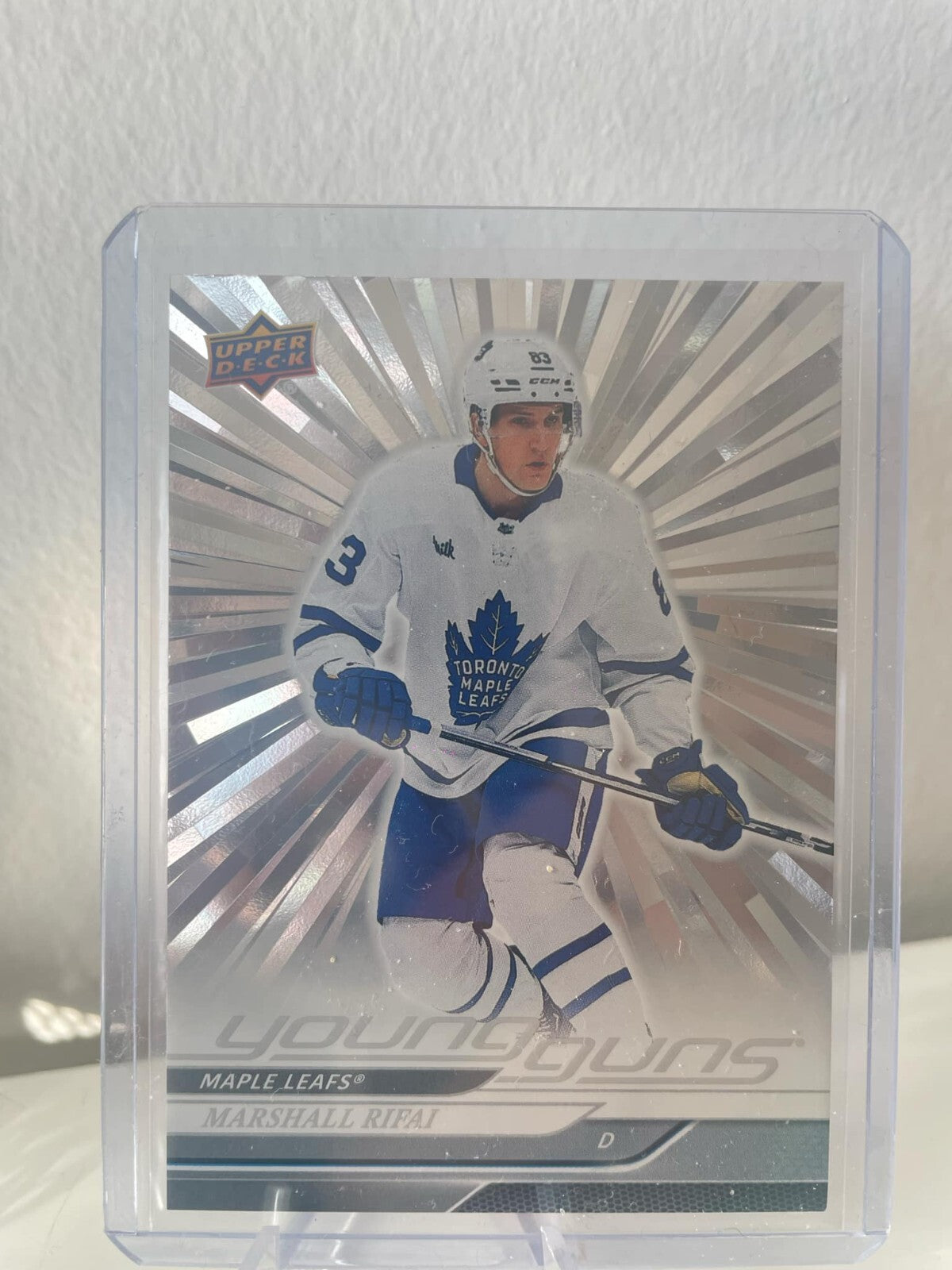 2024-25 Upper Deck Young Guns Silver Outburst #237 Marshall Rifai - Maple REF IJ