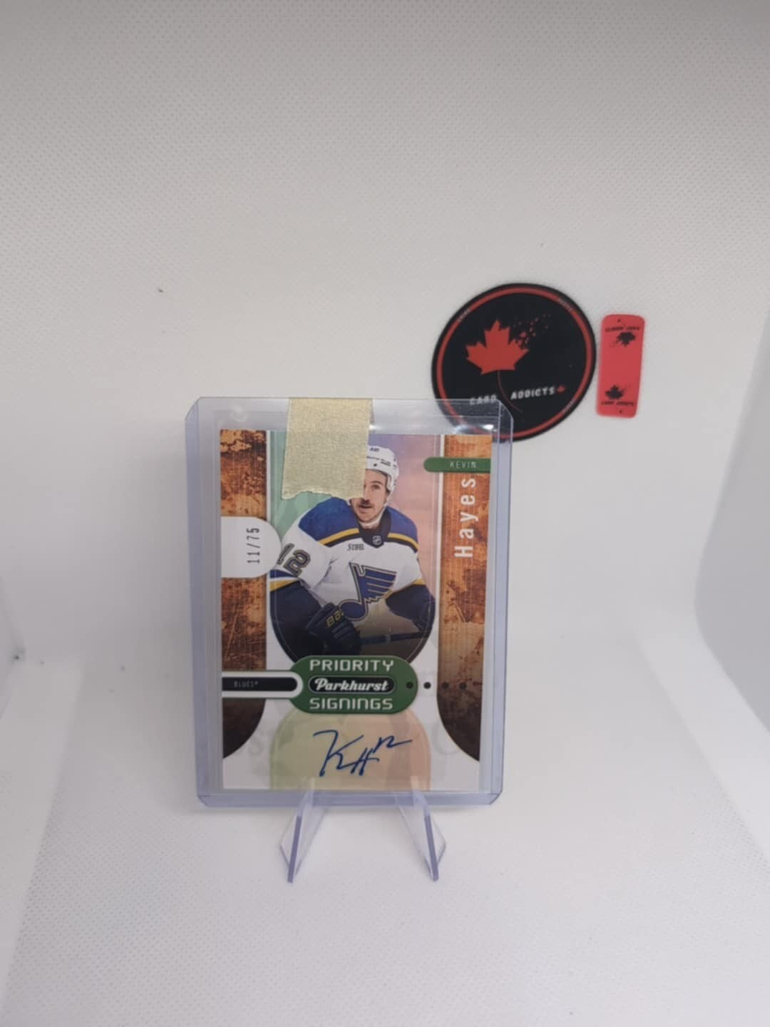 KEVIN HAYES 2024 UD SPRING Parkhurst PRIORITY SIGNINGS AUTOGRAPH Rookie Card /75