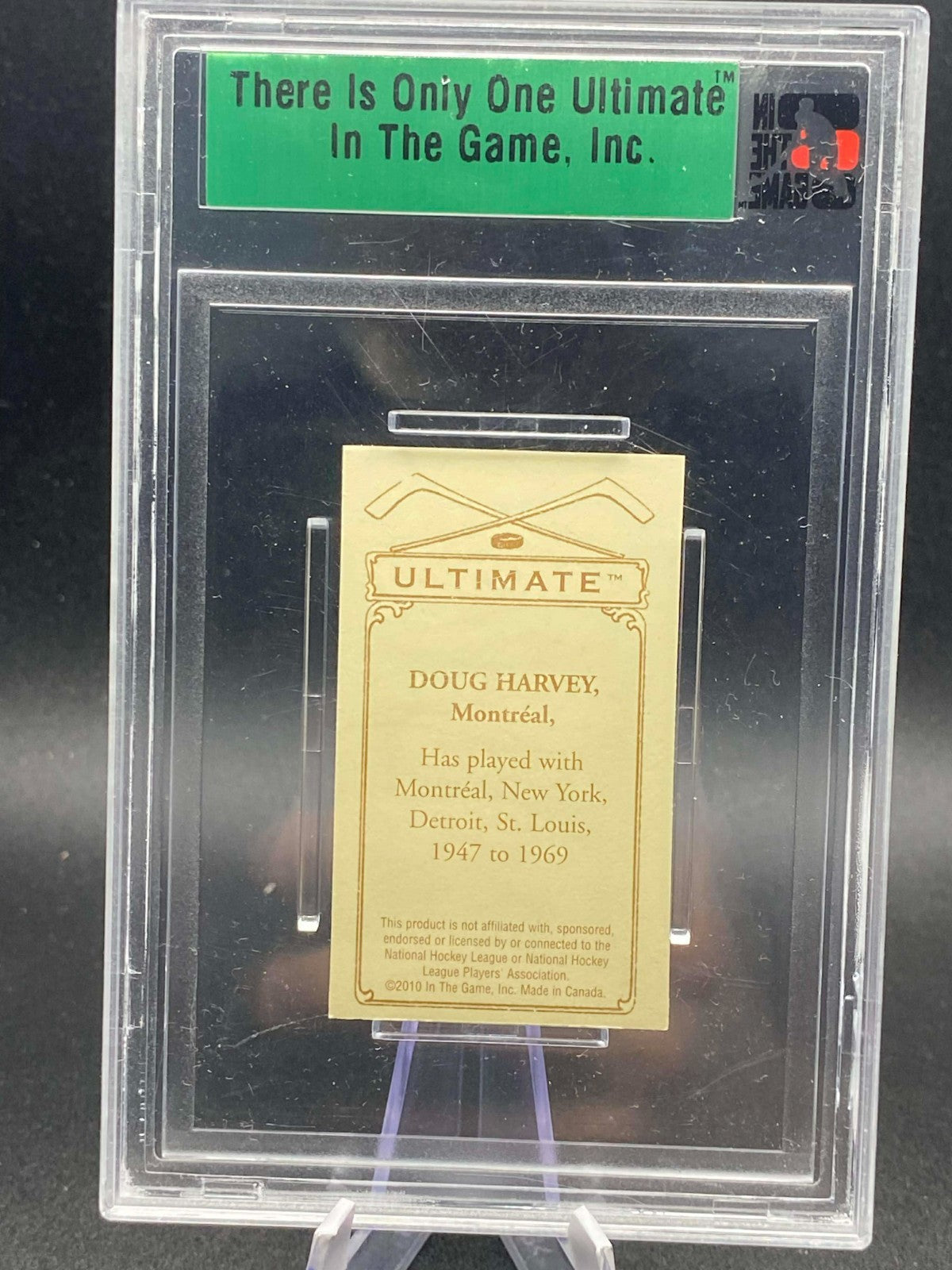 2010 IN THE GAME ULTIMATE MEMORABILIA #6 DOUG HARVEY /54
